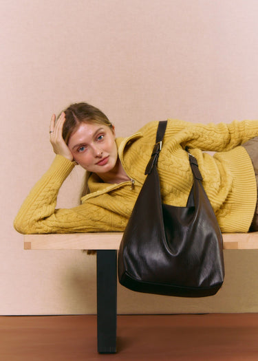 Leather Tote (Brown)
